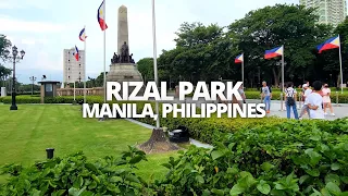 Exploring Rizal Park in Manila, Philippines Walking Tour #rizalpark #manila #joserizal #philippines