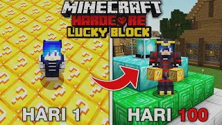 100 Hari di Minecraft Hardcore DUNIA LUCKY BLOCK