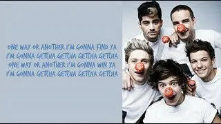 One Direction - One Way or Another (Teenage Kicks) [Karaoke / Instrumental] with lyrics