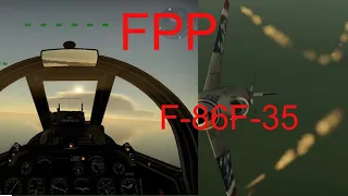 F-86F-35 TEST FLIGHT FPP (WAR THUNDER GAMEPLAY)