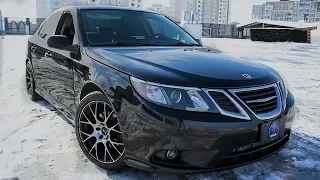 Saab 9-3.Истребитель с номерными знаками.