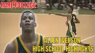 ALLEN IVERSON RARE HIGHSCHOOL HIGHLIGHTS [38 PTS VS HOPEWELL BLUE DEVILS] | MARCH 13, 1993