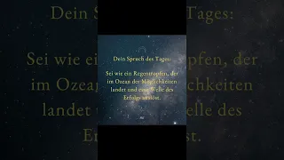 Sei wie ein Regentropfen, der im Ozean der Möglichkeiten landet und