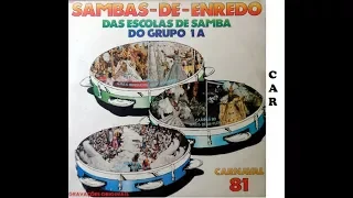 Sambas Enredos de 1981 RJ (Completo)