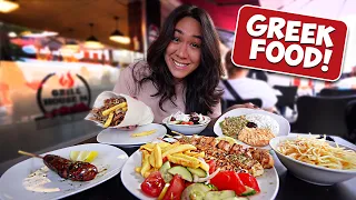 Trying GREEK FOOD in Germany! (Pita, Souvlaki, Tzaziki, & More)