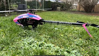 My new Goosky RS4 Venom. 2nd flight and new setting in my garden 😋