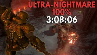 Doom Eternal: 100% Ultra-Nightmare Speedrun in 3:08:06