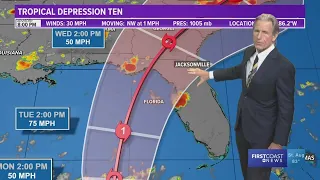 Tracking the Tropics: Tropical Storm Ten could impact Florida (8PM update)