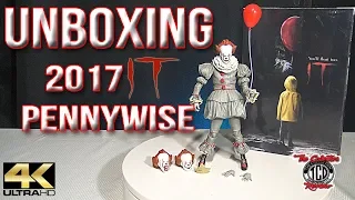 Unboxing 2017 Pennywise IT Neca Action Figure Review