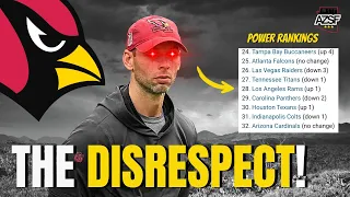 The National Media Doing Their Usual DISRESPECT And Having The Cardinals At The Bottom AGAIN!