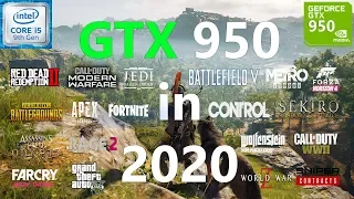 GTX 950 Test in 20 Games in 2020