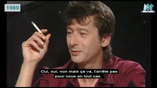 Extrait archives M6 Video Bank // Interview de Alain Bashung (Fréquenstar - 1989)