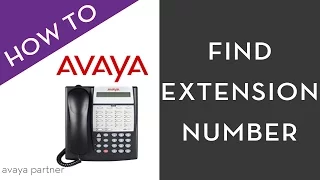 Avaya Partner programming tips: Find your extension number.