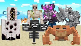 TRYPOPHOBIA WARDEN Vs Ferrous Wroughtnaut, Iron golem, Mutant Frog, Giant Royal Guard, Wither