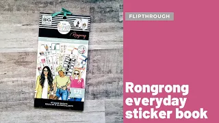 Rongrong Everyday sticker book | Happy Planner | Flipthrough