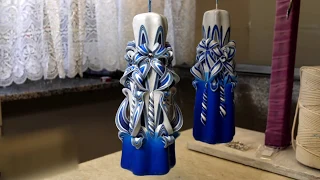 Hov It`s Made, Decorative Candles,Carved Candles, Lenz Candles