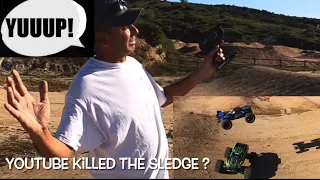 New Xmaxx Ultimate Wide Kit & Xmaxx hit some jumps plus A Sledge make appearance!