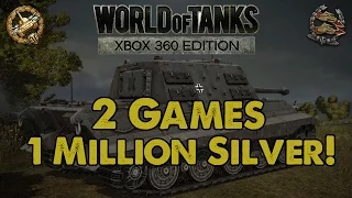JgTig.8,8cm - 1 million silver! - WoT Xbox 360