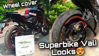 Install Pro-Disc Wheel Cover In RTR 200🔥 (DRAGON) || Him x vlogs