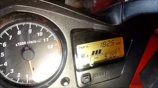 Reading Fuel Injection Error codes on a VFR800