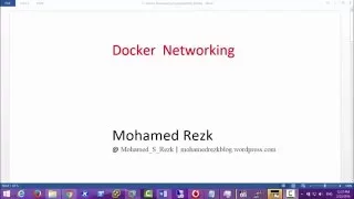 11 - Docker - Docker Networking - Arabic
