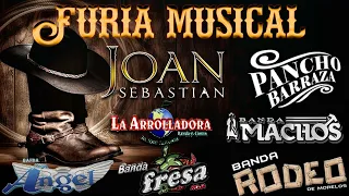 BANDA MIX FURIA MUSICAL LAS MAS SONADAS PANCHO BARRAZA JOAN SEBASTIAN LA ARROLLADORA MACHOS Y MAS