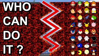 Who Can Make It? ZigZag Lava Down Tunnel - Super Smash Bros. Ultimate