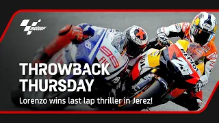 Lorenzo wins last lap thriller in Jerez | Throwback Thursday