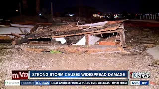 Storms damage roofs, vehicles in Henderson