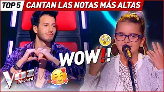 SORPRENDIERON a TODOS cuando cantaron LAS NOTAS MÁS ALTAS en La Voz Kids