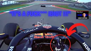 Verstappen made a MIDDLE FINGER to Lewis Hamilton at United States GP | Full Team Radio