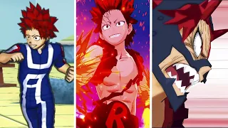 Evolution of Kirishima in My Hero Academia Games (2016-2020)