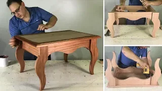 MESA RATONA DE MADERA FÁCIL DE HACER - PASO A PASO TUTORIAL DE CARPINTERÍA