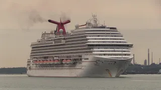 CARNIVAL BREEZE - Breezes into Southampton from Cape Canaveral to repatriate crew members 16/05/20