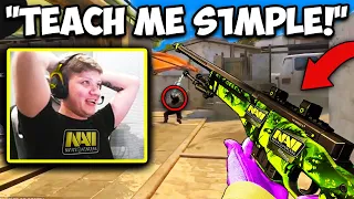 S1MPLE DOESN'T NEED HIS AWP SCOPE AT ALL?! CS:GO Twitch Clips