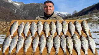 Cooking Fish from Our Lakes! Fried Fish Outdoors in the Village