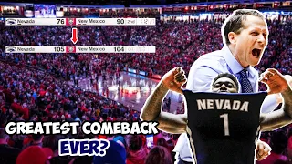 The Greatest comeback in College Basketball history? Relive Nevada basketball's most improbable win