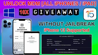 🔥 MDM Unlock iPhone 13-iPhone 4S |Bypass & Unlock MDM Locks on Any iPhone/iPads Without Jailbreak 🔥