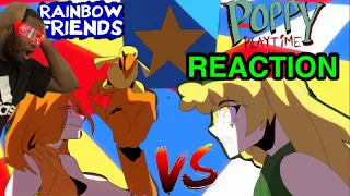 WAIT HE IS JOINING THE FIGHT! POL POPPY PLAYTIME VS RAINBOW FRIENDS ANIME PT 11 REACTION