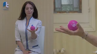 EJERCICIOS DE RECUPERACIÓN TRAS CIRUGÍA POR CÁNCER DE MAMA - EJERCICIO CON LA PELOTA