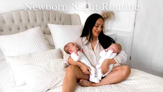 TWINS NEWBORN NIGHT ROUTINE