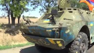 Никопольчане взяли на ремонт бронемашину батальона "Шахтерск"