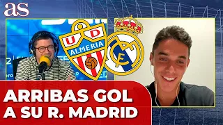 ALMERÍA - REAL MADRID | GOL ARRIBAS | EXPLICA LA NO CELEBRACIÓN SU GOL AL REAL MADRID | AS