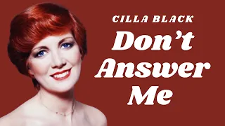 4K Enhanced Colorization - Cilla Black Don't Answer Me (Live)