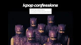 reacting to kpop confessions