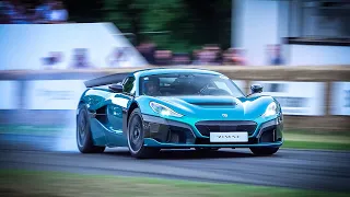 2000 HP Rimac Nevera - Crazy Accelerations and Drift!!!