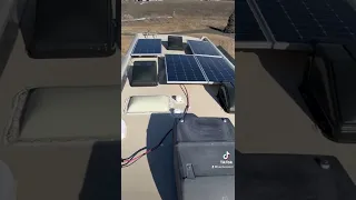 Rooftop Solar Install on the RV