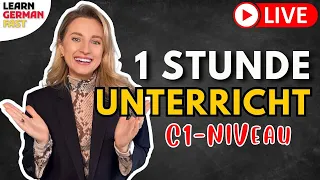 Grammatik & Wortschatz auf dem C1-Niveau 🇩🇪 Learn German Fast