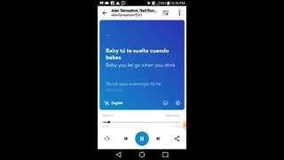 Alex Sensation, Bad Bunny - fantasía - letra en español y en ingles