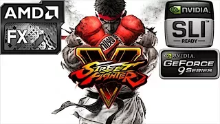Street Fighter V test amd fx 8300 sli gtx 970 2560x1440 144hz gsync ultra settings